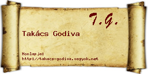 Takács Godiva névjegykártya